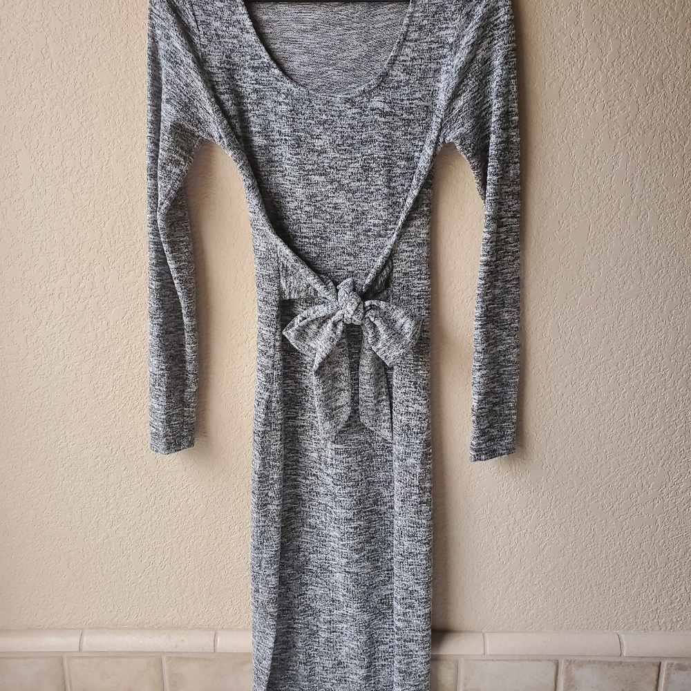 Grey A Pea in the Pod Maternity Dress